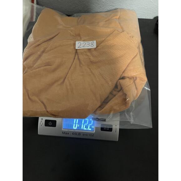 Eileen Fisher Womens Cardigan Size Medium Orange Linen Relaxed Minimalist Casual - Picture 7 of 7